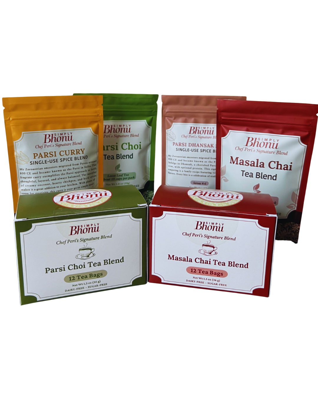 Chai Tea Bags — Simply Bhonu Chai and Spice Blends